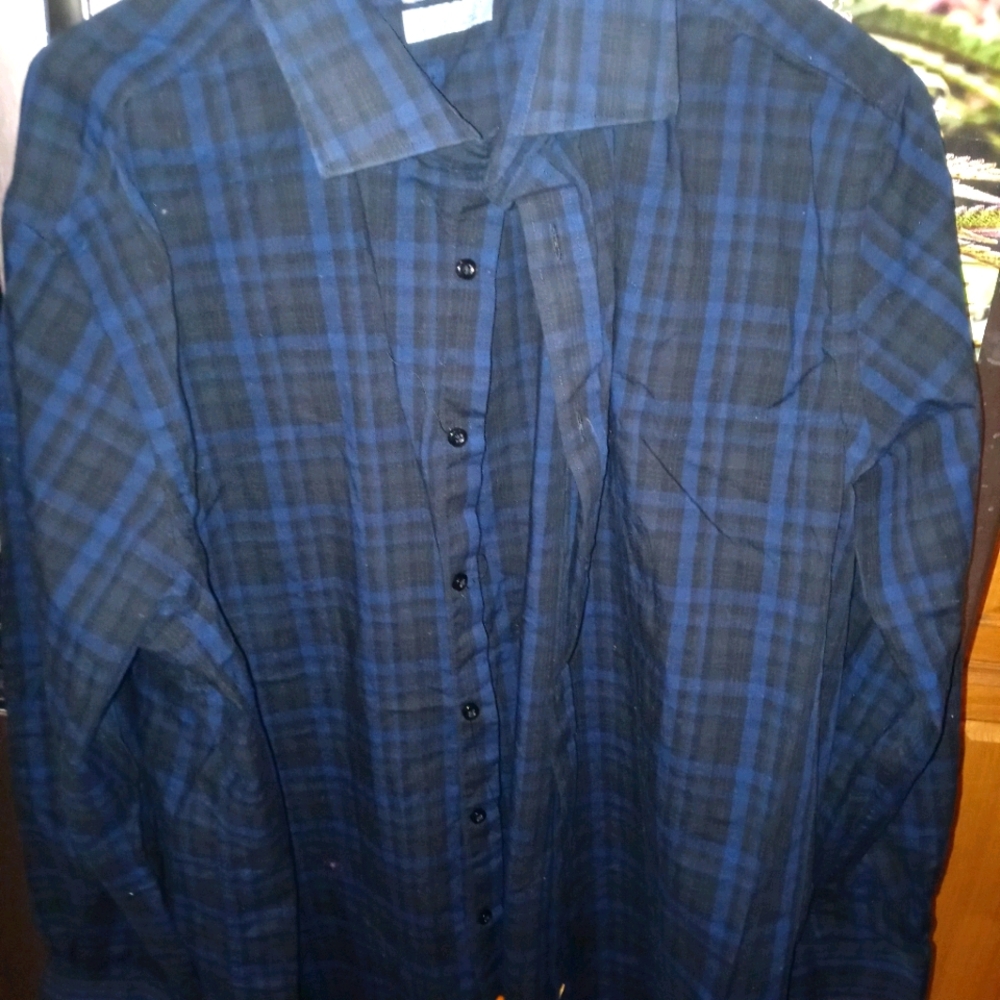 Thomas Dean Long sleeve button up shirt